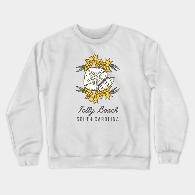 Folly Beach South Carolina SC Tourist Souvenir Crewneck Sweatshirt by carolinafound